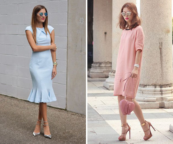 looks azul e rosa